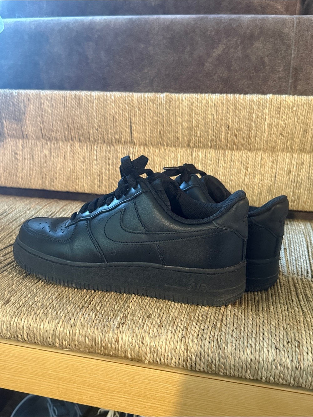 Nike Air Force One - Black W9 NWOT